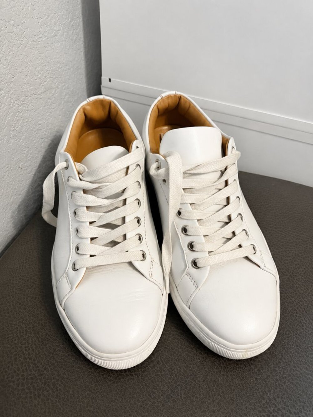 Women’s Thursday Boot Company Premier Low Top Sneakers – White Leather – Size 7.